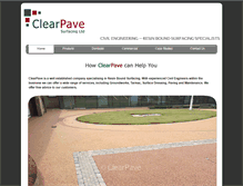 Tablet Screenshot of clearpave.com